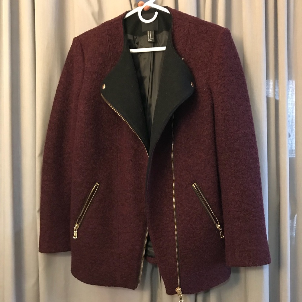 Burgundy Coat